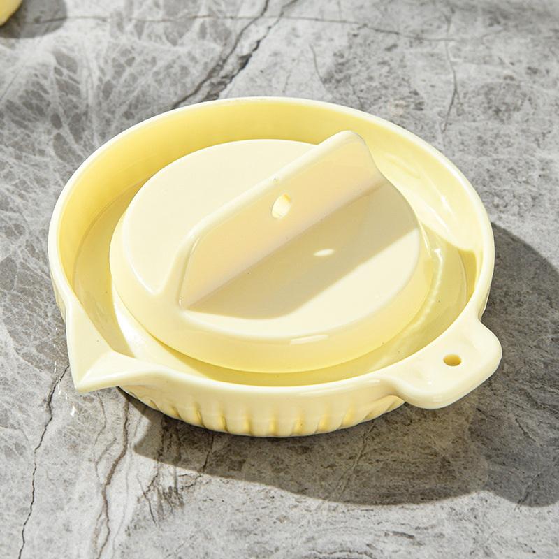 Kuchyňské pomůcky Plastové nástroje na strouhání zázvoru a česneku Mačkací nástroj s víčky Kuchyňské ovoce Zelenina Ruční mlýnek Přenosný Kulatý