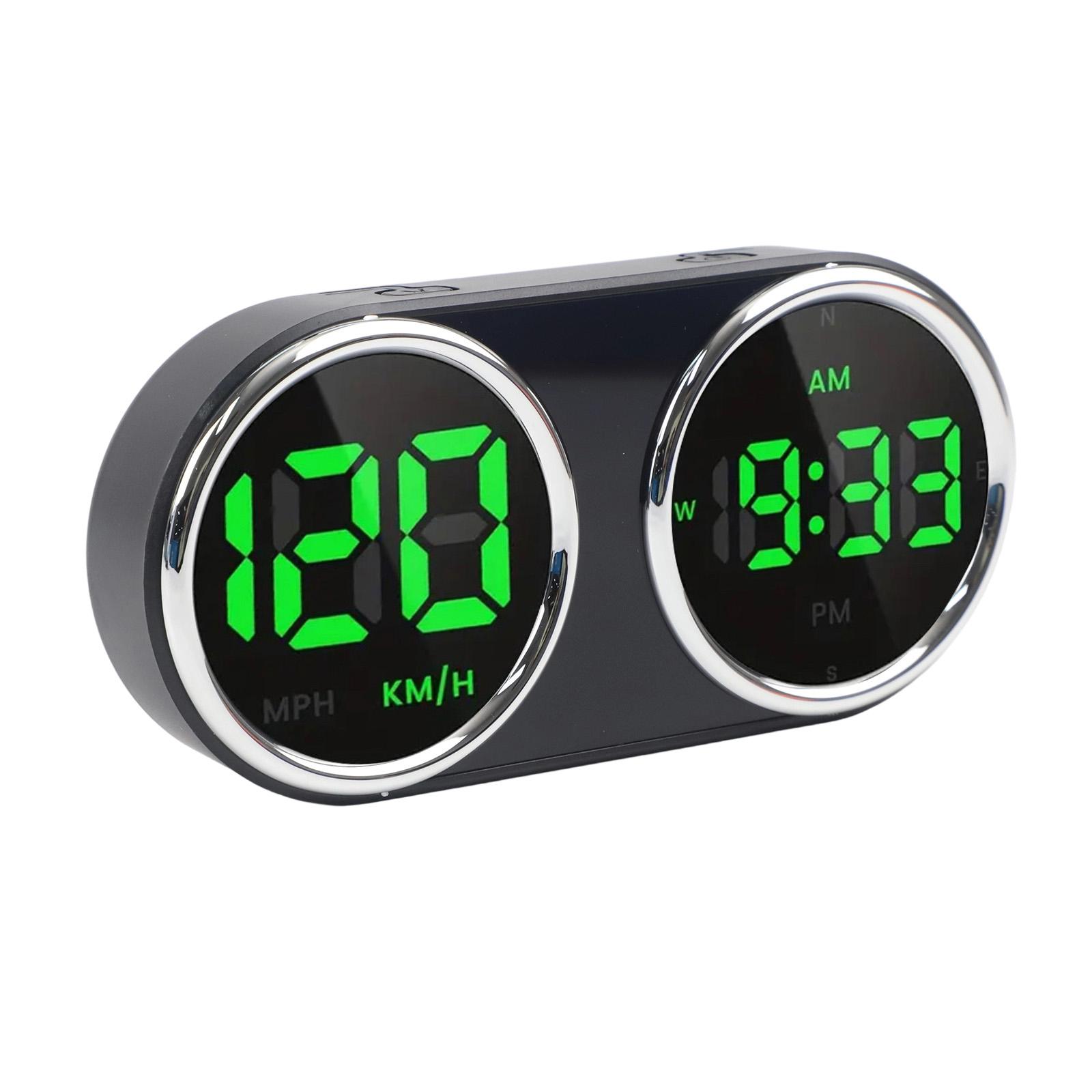 

7 Color HUD GPS Speedometer Digital Clock with Overspeed Alarm KMH MPH
