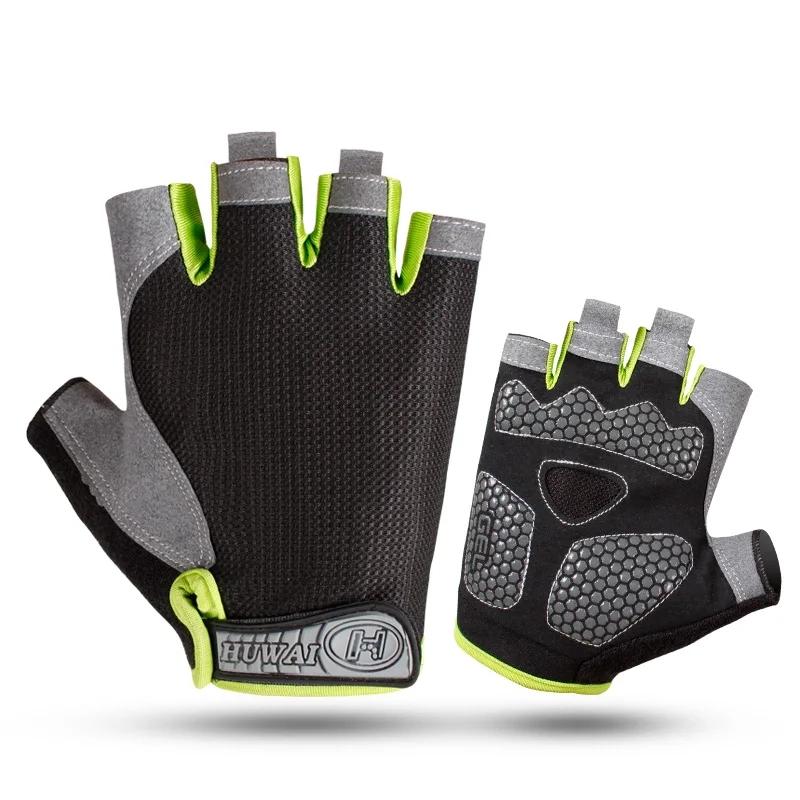 Breathable Training Weight Lifting Custom Women Men Summer Half Finger Gym Sports Gloves S