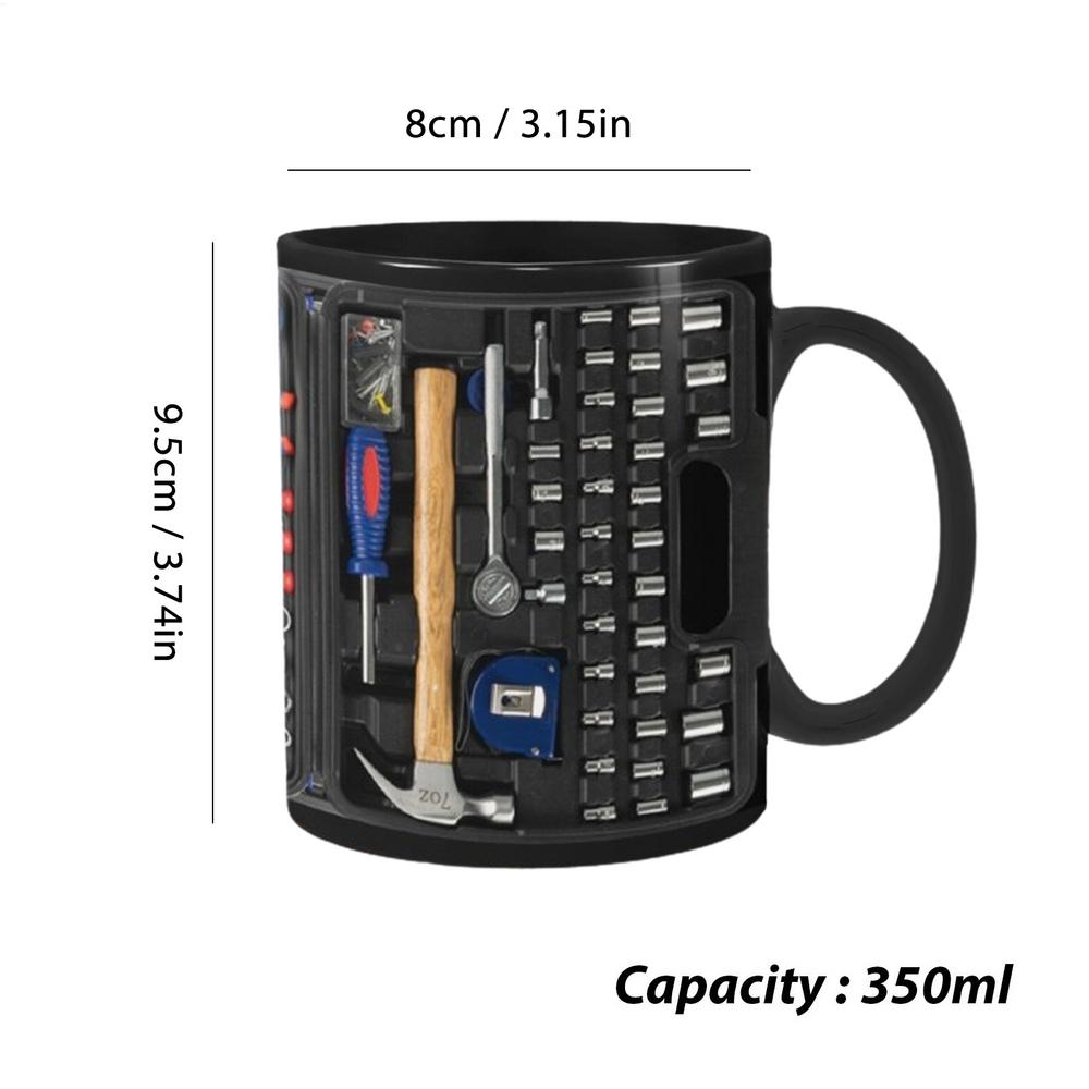

Mechanic Toolbox Set Mug Funny Coffee Cup For Mechanics Large Mechanic Toolbox Coffee Cup For Beer Whiskey Wine Water Juice 350ml