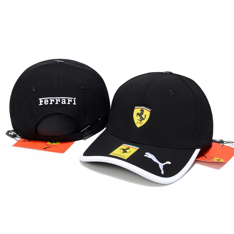 Ferrari Bestickte Bedruckte Baseballkappen und Sonnenschutz-Baseballkappe Geeignet für Alle Jahreszeiten Für Ferrari458 488 F12 FF 430