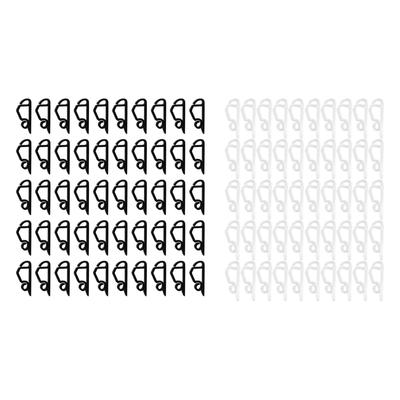 50 Pieces Christmas Light Clips Shingle Clips Hangers Icicle Light Hooks Gutter Clips for Deck Tree Branch Festival Halloween
