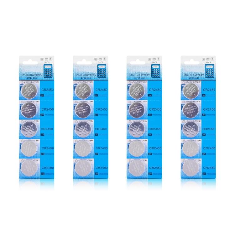 Long Last CR2450 Batteries CR2450 Coin Battery for Automotive Key Reliable Power Performances and Easy Replacement
