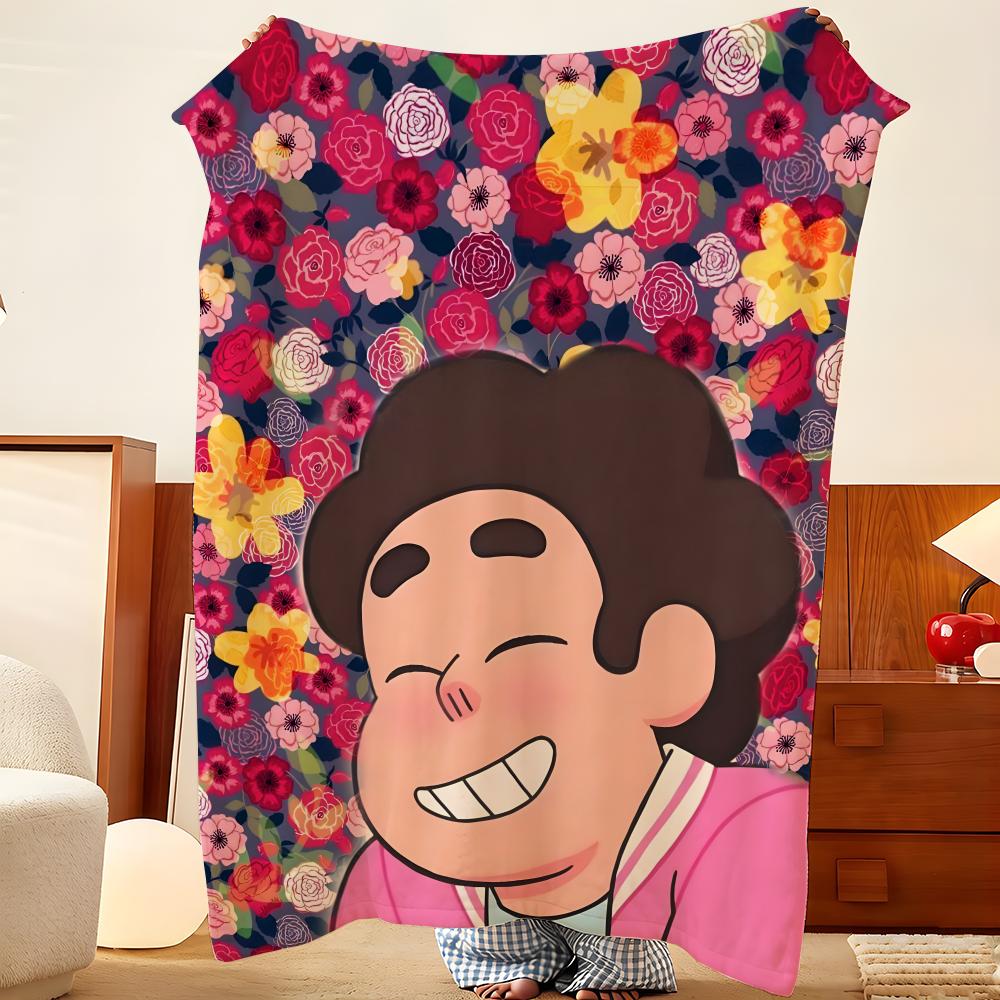 Coperta in Flanella S-Steven U-Universe-ee, Leggera e Accogliente, Resistente Lavabile carina Fresca