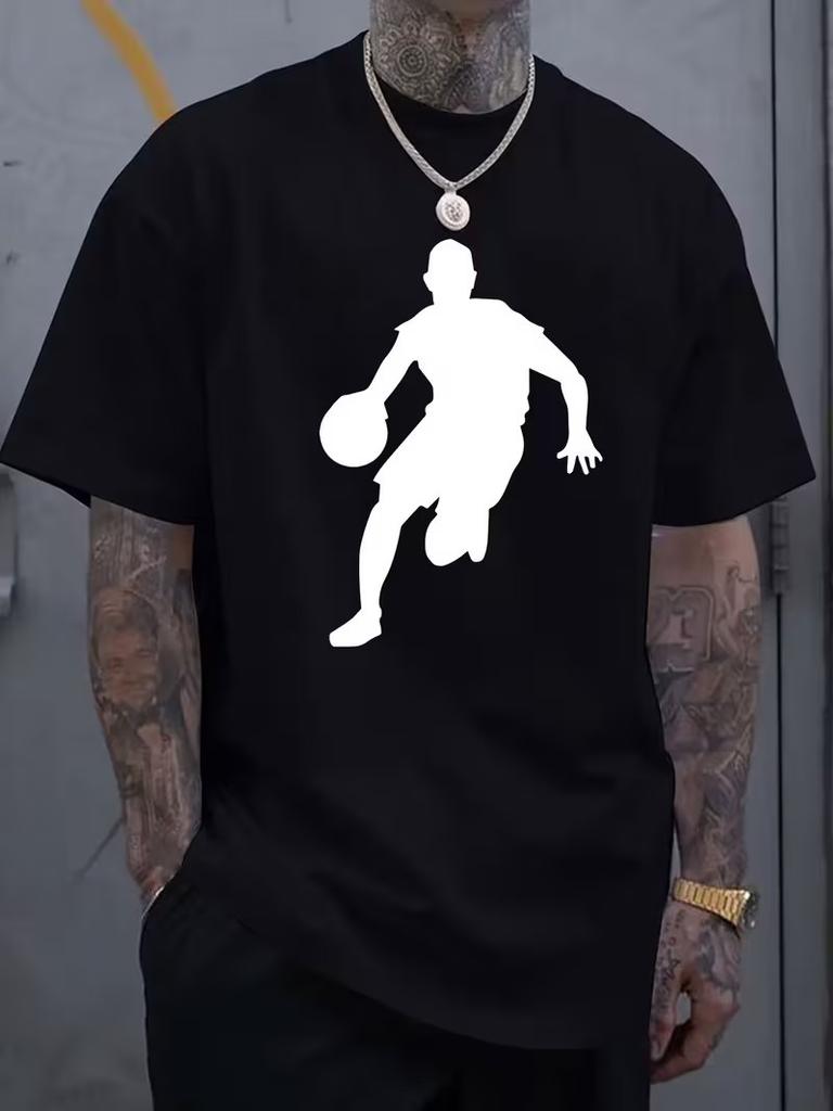 Unisexs Basketball Graphic TShirt Crew Neck Short Sleeve Fashion Comfortable Tee