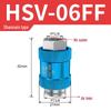 Pneumatic Sliding Hand Valve HVS-08/10/15, Double Internal Thread, Exhaust & Hand Push Sliding Switch, 1/2/4 Points