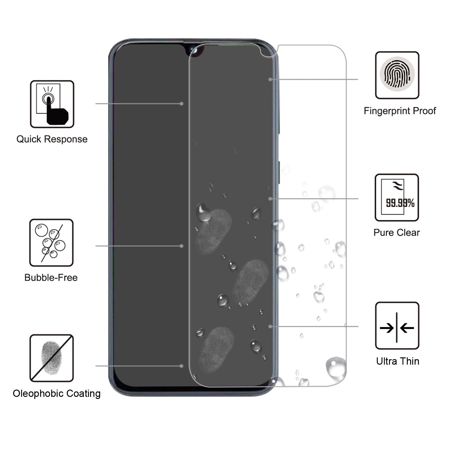 

0.25mm Arc Edge 9H Tempered Glass Shield Anti-explosion for Samsung Galaxy A70 Type A
