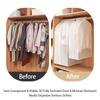 Clothes Storage Cover Transparent Dust Cover for Hanging Clothes Organizer Waterproof Dustproof Wardrobe Clothes Cover YWFCZ04