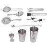 11PCS Cocktail Shaker Set Stainless Steel Drink Mixer Set Bar Cocktail Mixing Tool for