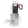   Geared Motor Small 18W Large Torsion Reversible   Worm Speed Reduction Motor with Self Locking  12V