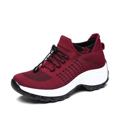 Socks, Shoes and Socks, Rocking Shoes, Sneakers, Flying Sneakers, Hot-selling Knitting, Thick Shoes, New Spring-soled Women's Shoes