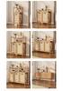 Multi-layer Bamboo Storage Cabinet for Bedroom: Toy and Clothes Organizer, Drawer and Shelf Unit