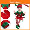 Premium Boys Girls Xmas Elf Costume Toddler Cosplay Outfit