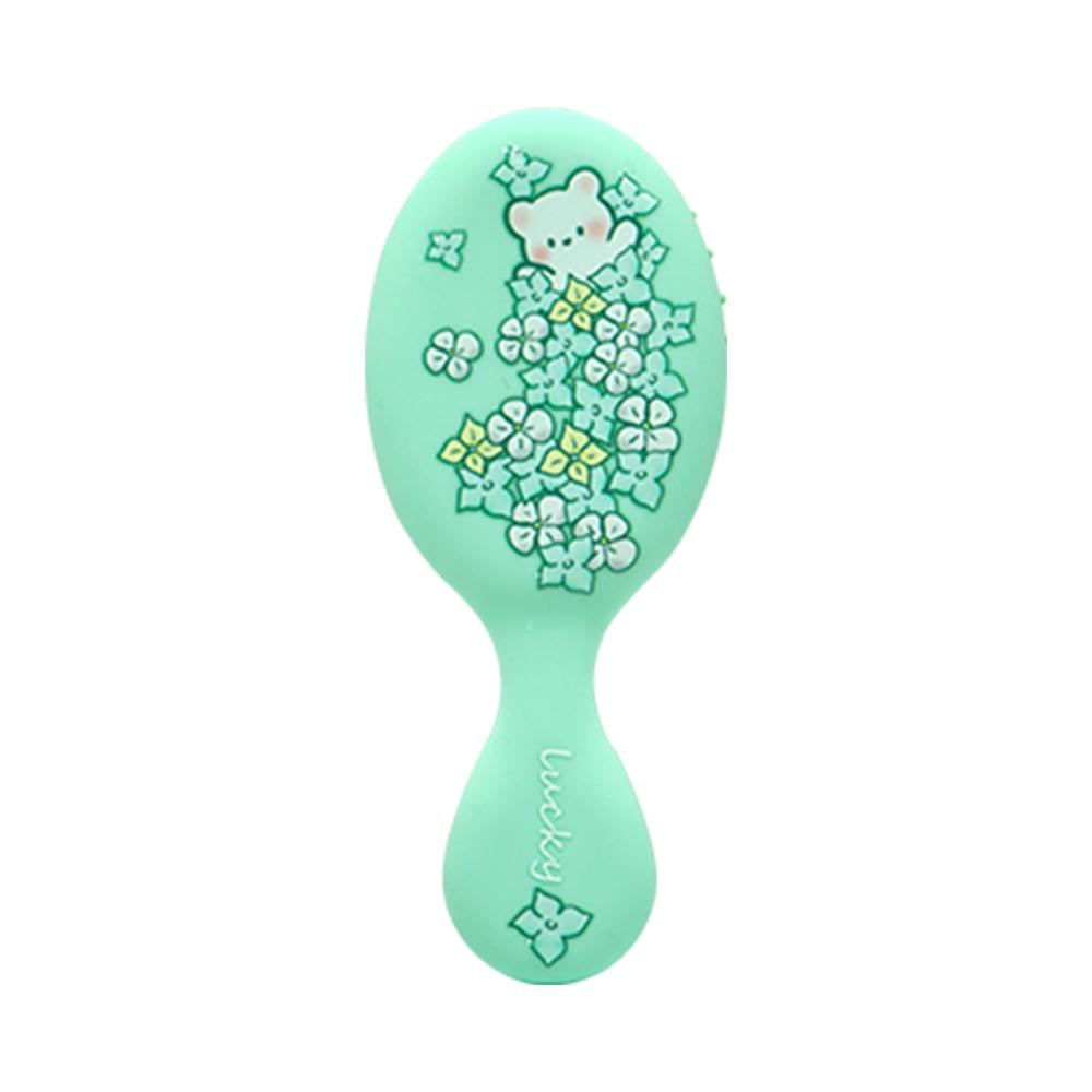 Children Cartoon Massager Paddle Cushion Hair Brush Cartoon Comb Anti-detangle Comb Children's Cute Hairdressing Smooth Comb