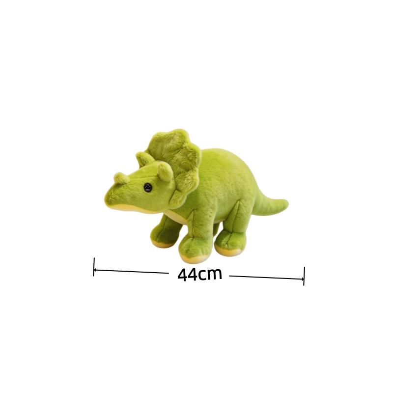 Groene Dinosaurus Serie Pluche Speelgoed Tyrannosaurus Rex Triceratops Stegosaurus Zachte Kinderpoppen Decoratie Speelgoed Creatieve Verjaardagscadeaus