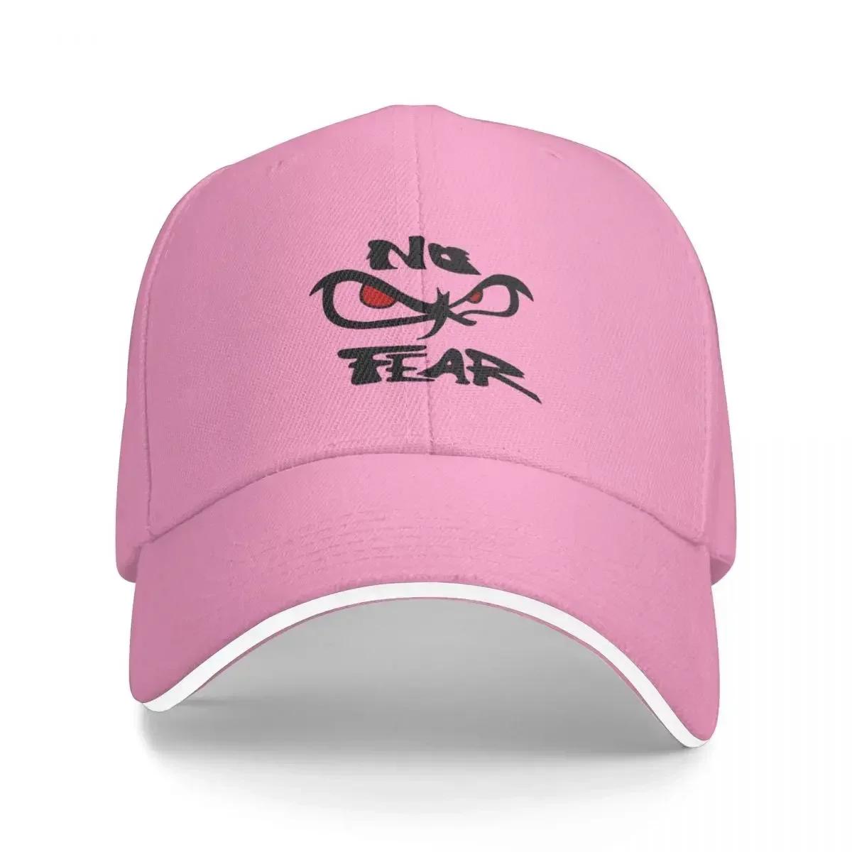 

Best Seller No Fear Brand Cap Casual Baseball Caps Adjustable Hat Hip Hop Summer Unisex Baseball Hats Customizable Polychromatic One Size рожевий