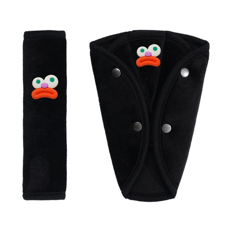 Car Seat Belt Shoulder Cover Children's Plush Comfort Car Shoulder Pad Car Anti-strangle Seat Belt Cover