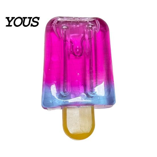 Stress Relief Gadget Gradient Color Ice Stick Squeeze Toy Simulation Cream Ball Lolly Sensory Hand Exercise Relaxation Tool Summer Party Gift Anxiety