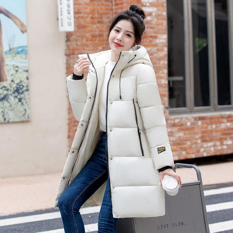 Damen Winterjacke, lang, bauschig, warm, mit Kapuze, leicht, Übergröße, Schneejacke, winddicht, warm, für den Außenbereich