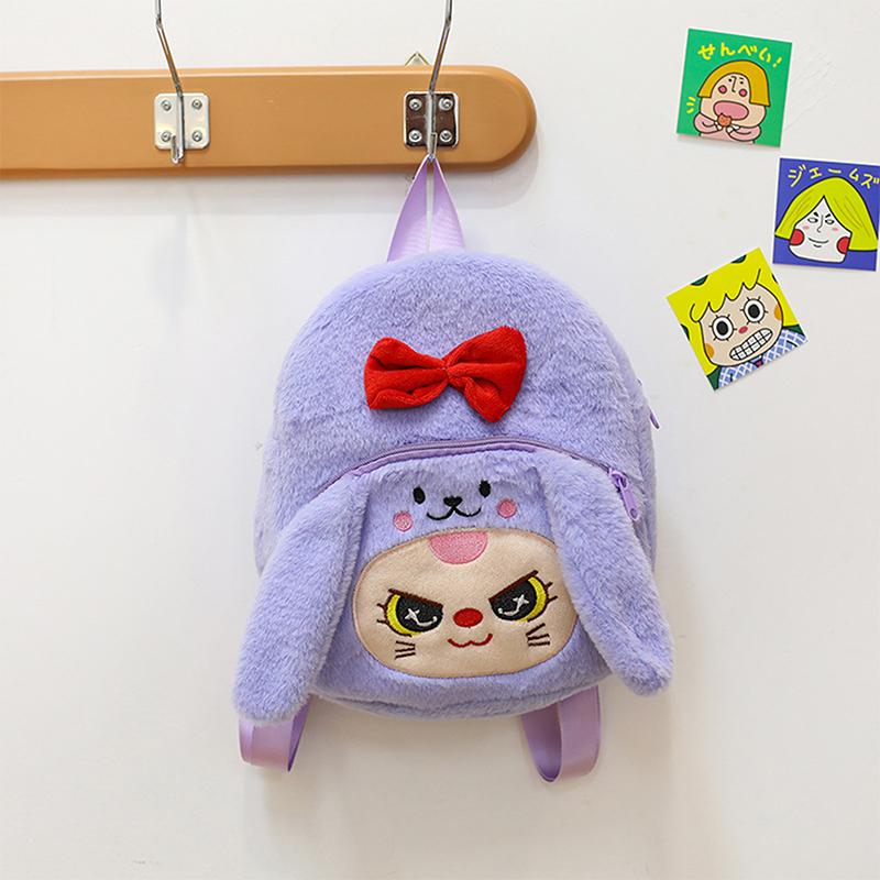 

Детский модный милый мультяшный плюшевый рюкзак, детский рюкзак большой вместимости, повседневный рюкзак для отдыха, креативный подарок