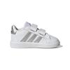 Adidas Grand Court 2.0 I White Matte Silver Baby Sneakers Cloud-White GW6526