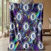 Coperta a tema Chelsea FC Morbida coperta in flanella Coperta morbida da divano Coperta accogliente per divano e letto per la decorazione della casa