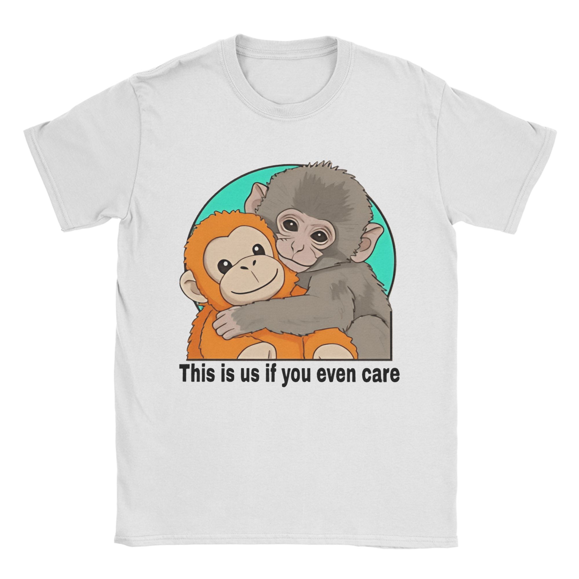 Punch Is The Coolest Monkey In The World TShirt Summer Cotton TShirts For Adult Novelty Design Tshirt Short Sleeve Tops S