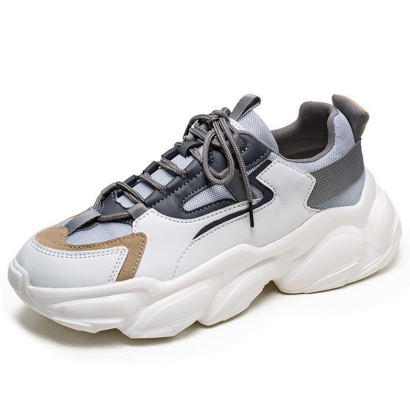 Daddy Shoes Men's Spring 2025 New Fashion Casual Shoes Men's Low-top Trend Outdoor Platform Sports Shoes Men's