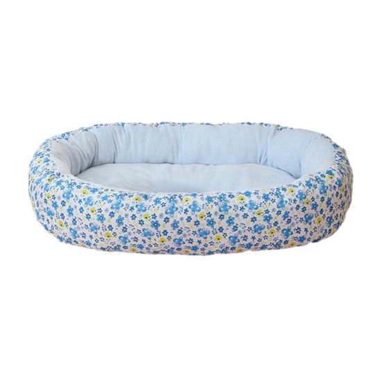 Calming Dog Bed Floral Orthopedic Cat Bed Breathable Washable Cozy Pet Bed for Small Medium Dogs And Cats