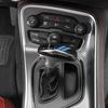 Carbon fiber&Blue Center Gear Shift Head Knob Cover For Dodge Charger Durango15+