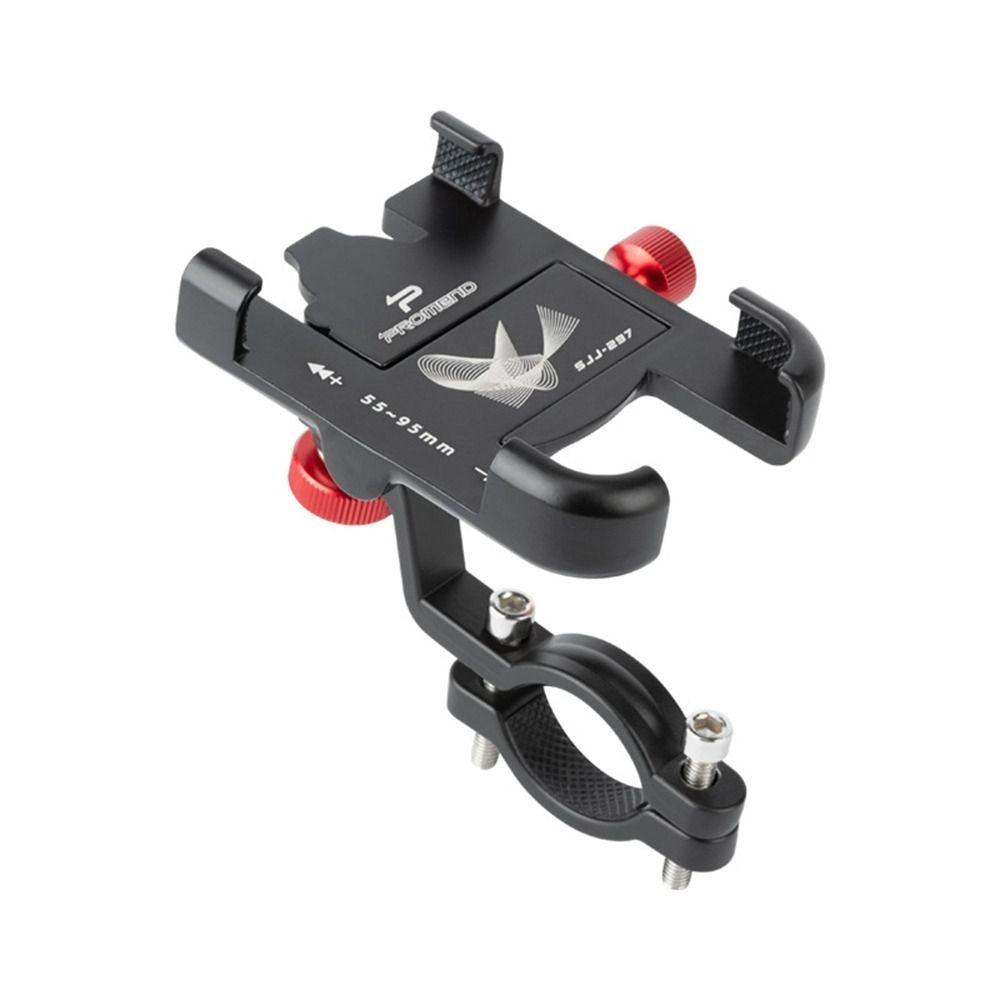 

360° Rotatable MTB Phone Mount Adjustable Cycling Bracket Easy Installation Bicycle Phone Holder чорний