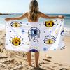 Glücksaugen Blau Böse Augen Handtuch Strandtuch Übergröße Schnelltrocknend Handtuch Saugfähig Weich Schwimmen Strandhandtücher für Männer Frauen