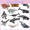 Collezione di Modelli di Creature Marine Assortite Con Figure Realistiche di Polpo Tartaruga Balena e Pinguino Ideale Per Gioco e Scopi Educativi