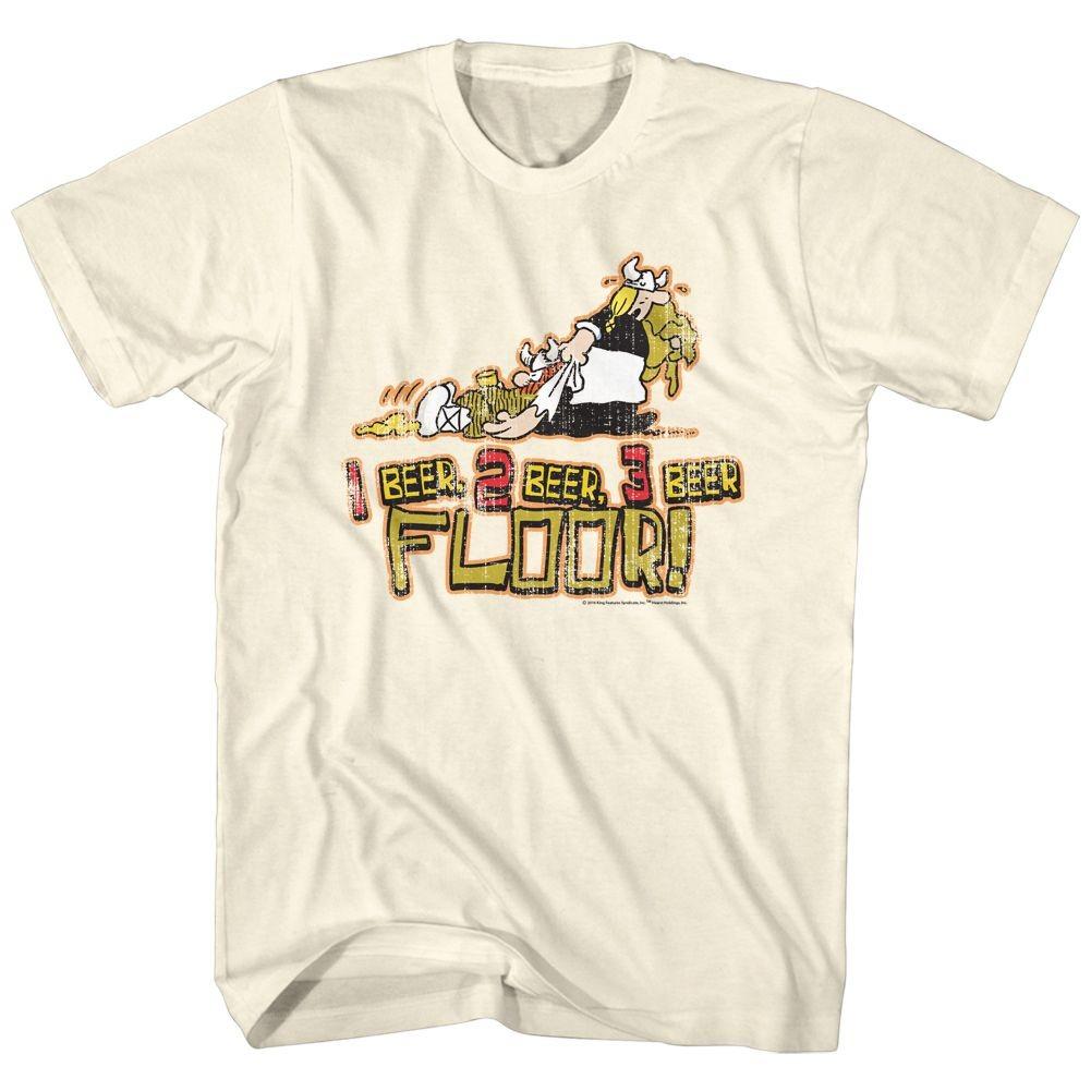 

Hagar The Horrible - 1 Beer 2 Beer 3 Beer - Short Sleeve - Adult - T-Shirt XL