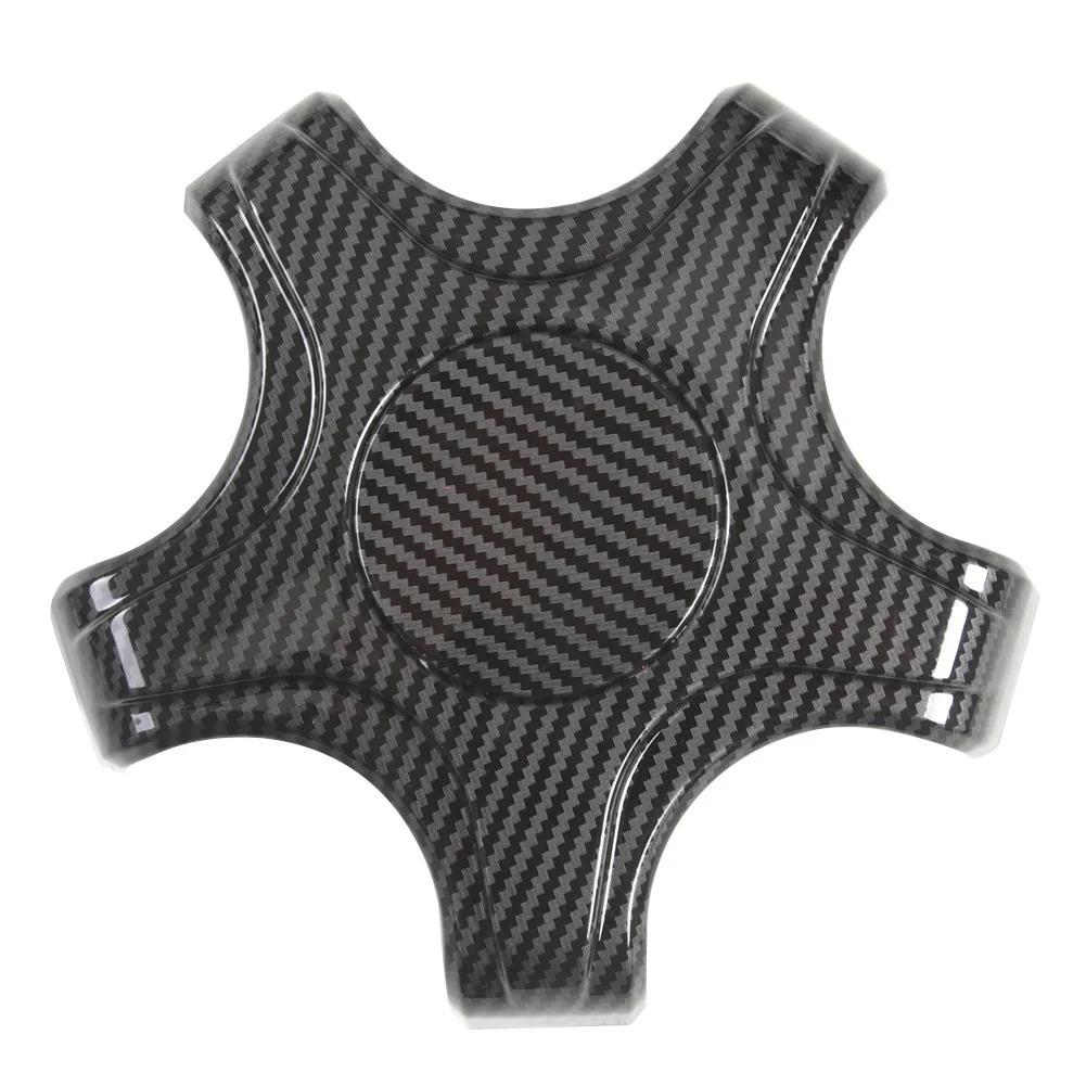Suitable for Tesla Model 3 Five Claw Type Carbon Fiber Wheel Center Caps Hub Cover Athletic wheel Car original Accessories 4pcs