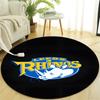 Personalized Leeds Rhinos Round Chair Office Rug - Perfect for Mat, Office Chair & More - Ideal Gift for Birthdays and Holidays