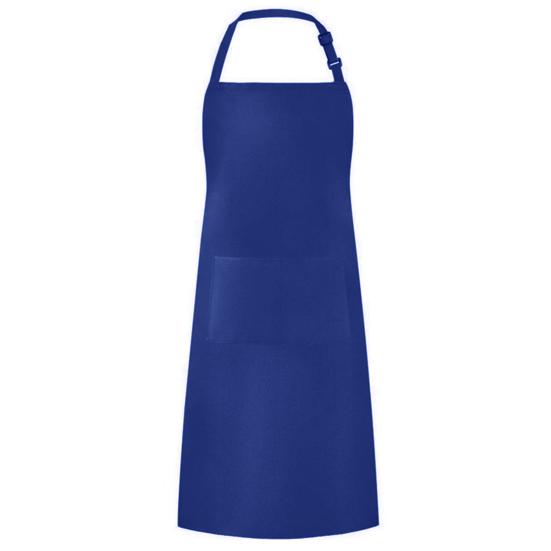 Delantal de cocina cómodo con hebilla ajustable, delantal de cocina fácil de limpiar de poliéster y algodón para hornear