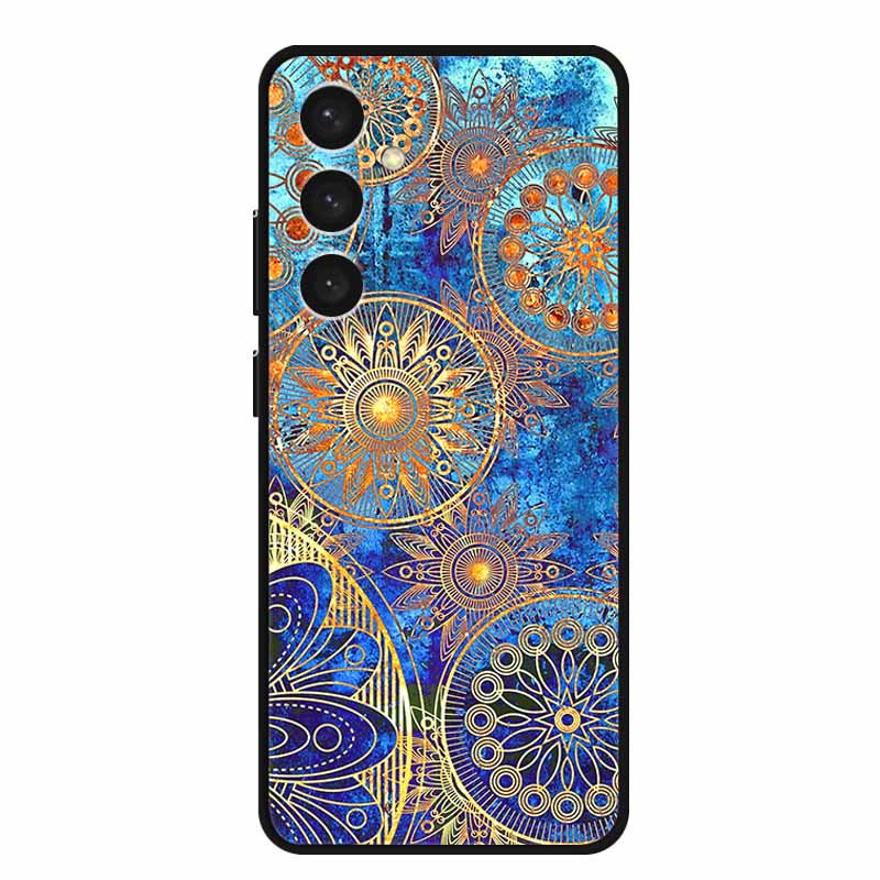 For Samsung S24 Plus Phone Case S24Plus Black Silicone Soft Back Cover Case For Samsung Galaxy S24 Plus Case S 24 Plus Funda Bag
