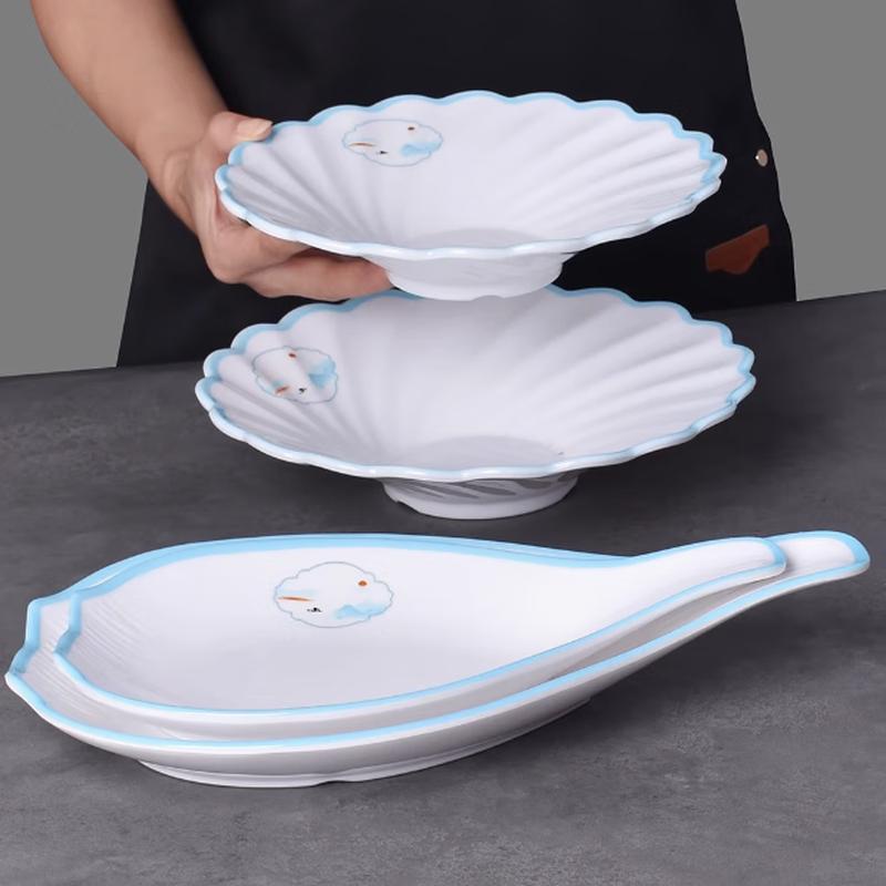 Taisun Japansk Stil Keramiska Oregelbundna Djupa Middagstallrikar, 10-tum (Set om 2)