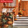 2D Flat, 2D Flat Thanksgiving Autumn Maple Leaf Owner Cardinals Pumpkin Garden Flag_4-28x40 Inch Outdoor Garden Flag Double-sided Home Decoration Cour