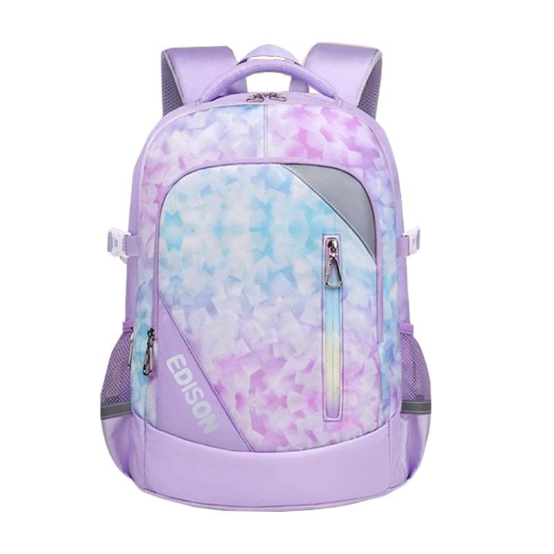 Girls' Schoolbag, Junior High School Students' Backpack, Large-capacity Girls' Backpack with Reduced Burden and Back Support