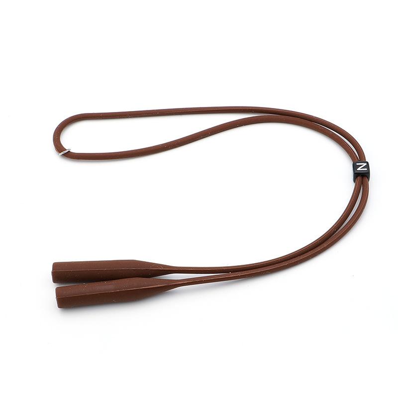 1 Pezzo Fibbia Rotonda in Silicone Cordino per Occhiali Catena per Occhiali da Sole Sportivo Antiscivolo Corde per Occhiali Fascia Corda Adulti Bambini