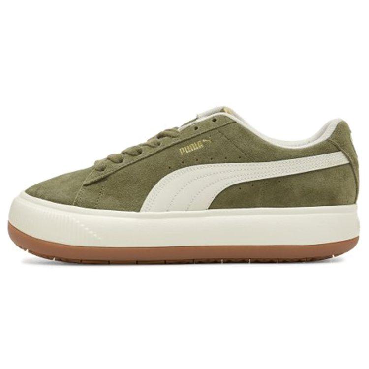 Puma Suede Mayu Up Thick Sole Casual Low Top Sneakers Women sneakers Green 381650-04