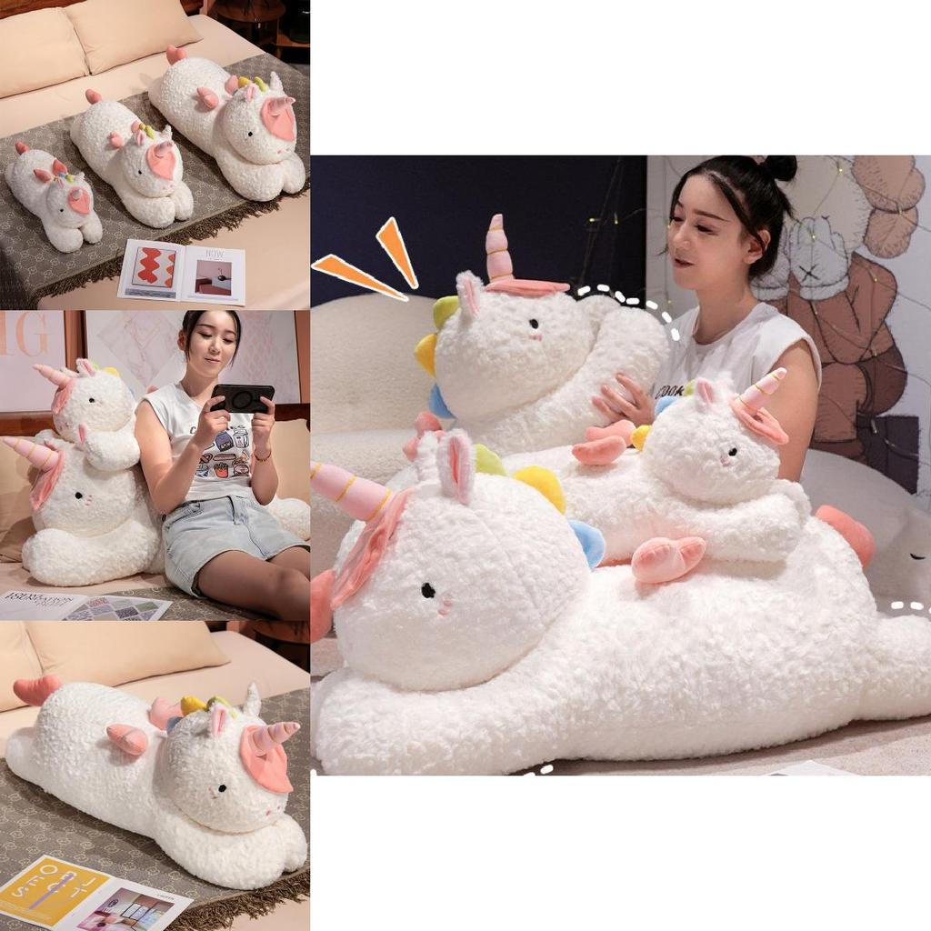 Long Unicorn Body Pillow Ideal For Bedroom Decor And Comfortable Backrest Support