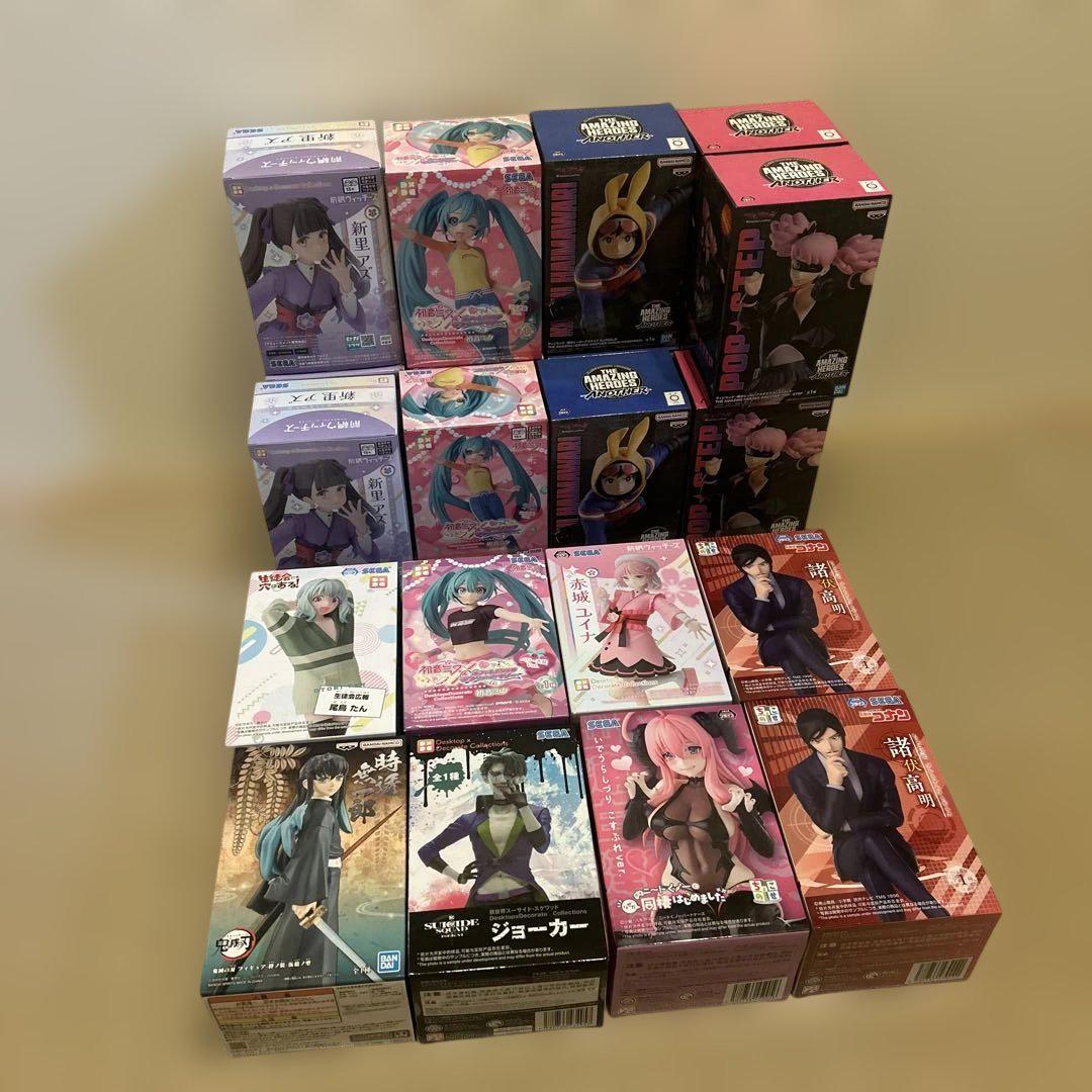 

[USED] Prize Set of 21 SEGA Bandai Conan Hatsune Miku Choconose