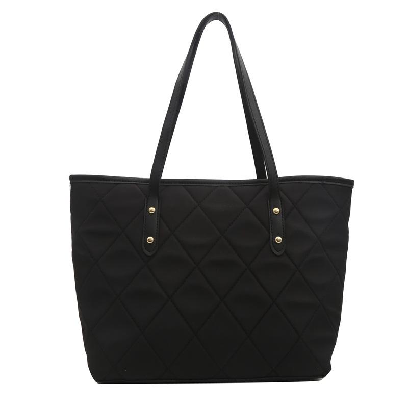 

Женская сумка с вышивкой нитью, сумка на плечо, повседневная сумка для поездок на работу, большая вместительная сумка чёрный