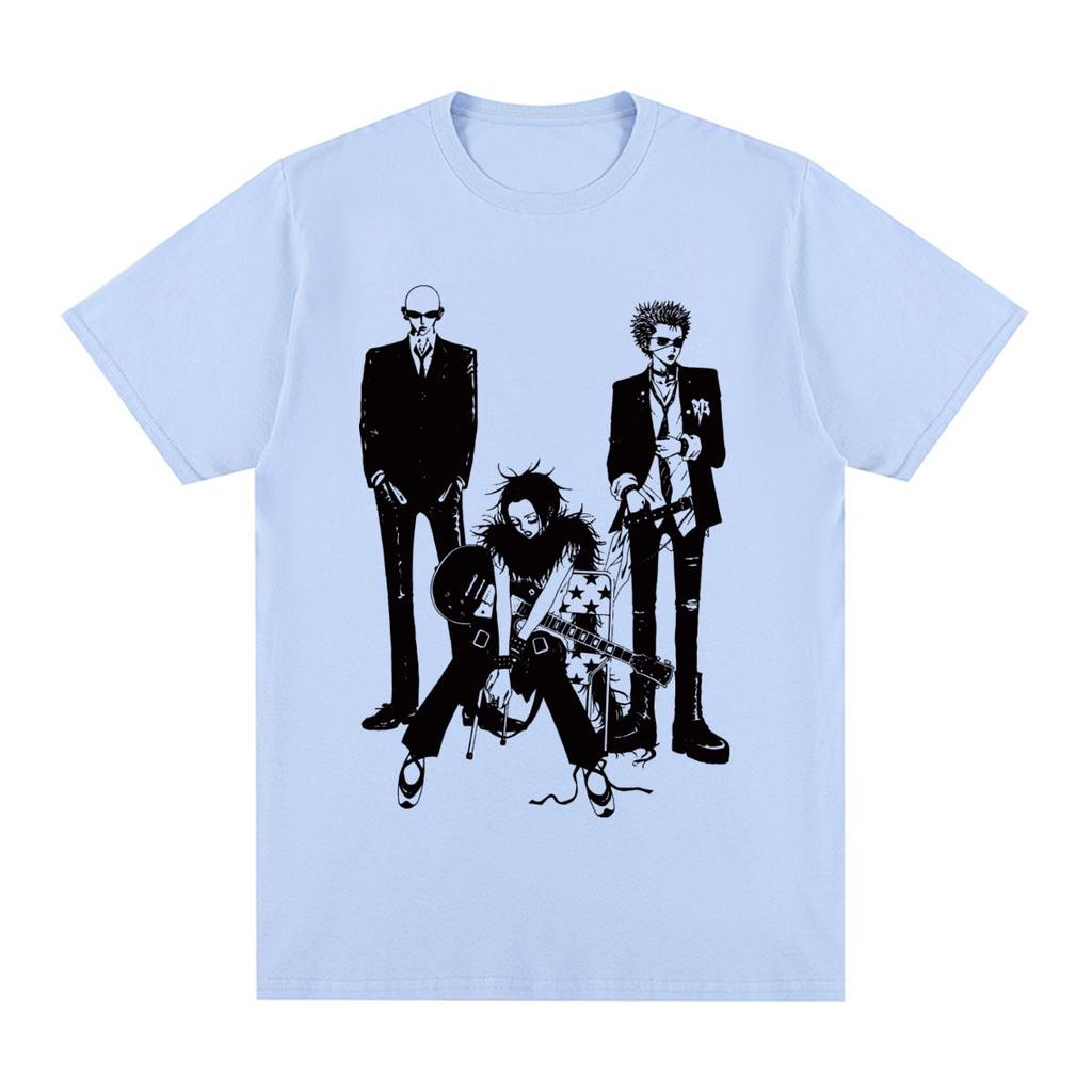 Nana Osaki Black Stones Vintage tričko Bavlna Vtipné Anime Manga Pánské tričko Nové Tričko Dámské Topy