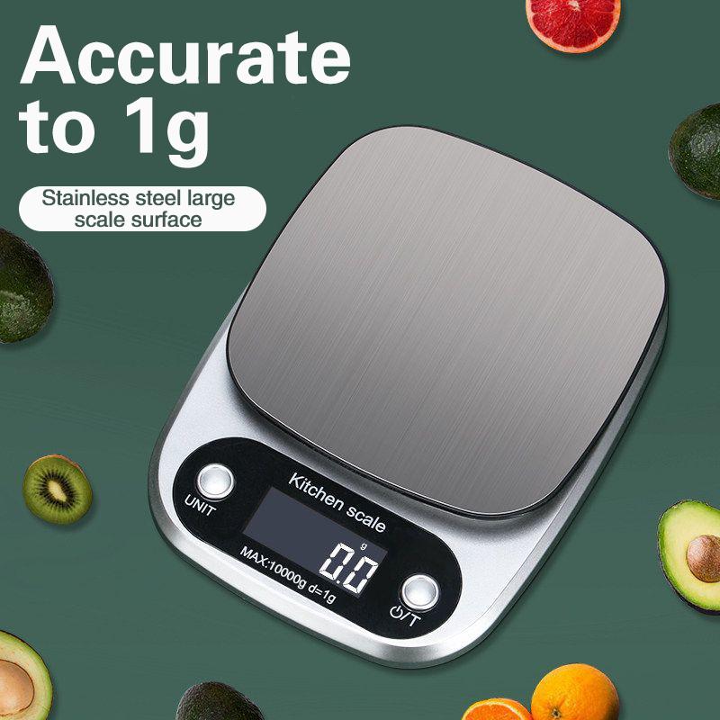 TINSOL 10kg High-Precision Kitchen Scale Jewelry Weighing Scale Food Baking Scale Multifunctional Digital Scale