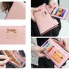 Elegant Fashion Lady Women Leather Clutch Purse With Long Zip Card Holder Case Wallet Handbag