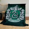 1pc Slytherin Snake Crest Outdoor Flannel Throw Blanket All Season Soft Warmth,Home Decor 1031251